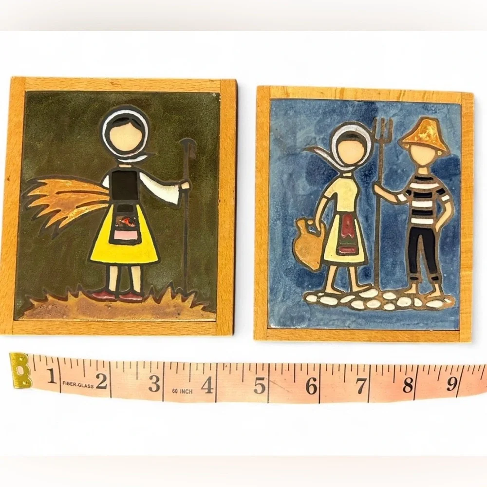 VTG Art Tiles By, Helen Michaelides.